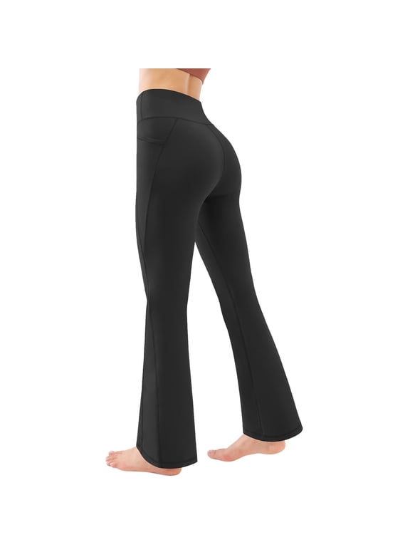 Womens Yoga Pants Flared Leggings Out Fitness Athletic Sports Running Workout Women Yoga Classic Yoga Pants