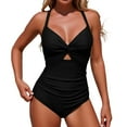 thumbnail image 1 of XIYON Womens One Piece Swimsuit For Large Bust With Push Up And Design High Waist Full Coverage Bathing Beach Vacation 2026, 1 of 7