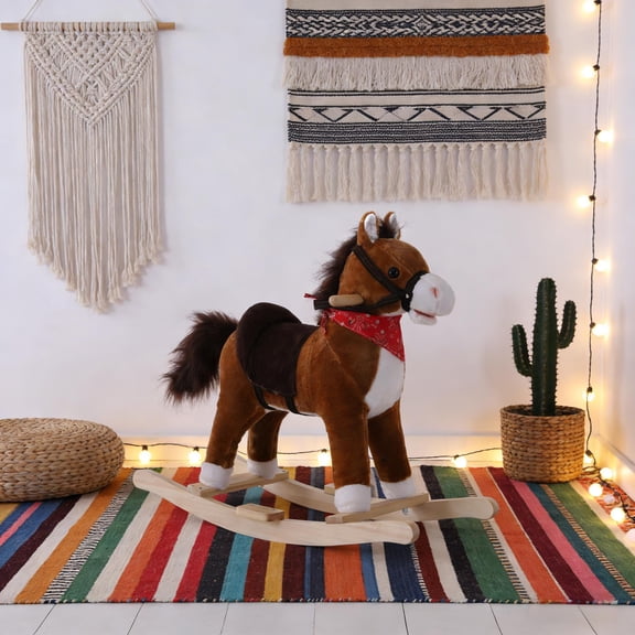 XIZE Rocking Horse Toy, Rocker for family