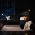 thumbnail image 1 of XIZZI 99.2" Modular Sectional Sofa, No Assembly, Luxe Cloud Boneless Couch with Starry Sparkle Velvet Fabric, High Density Foam & Pocket Springs, Right Chaise, Black, 1 of 11