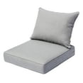 thumbnail image 1 of XIZZI Outdoor Patio Seat and Back Cushion Set 2-Piece Replacement Chair Seat Cushion,Grey, 1 of 6