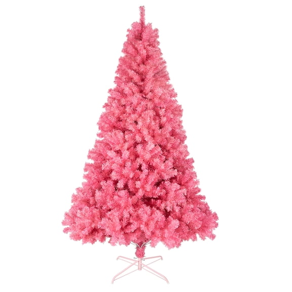 XIlee 6 FT Artificial Christmas Tree,Arbol de Navidad with 1000 Branch Tips, Fake Christmas Tree, Premium Spruce Xmas Tree with Fold-Able Metal Base Stand,