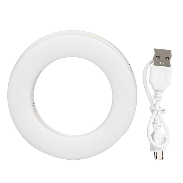 XJ-19 Portable Rechargeable 40 LED Camera Selfie Ring Fill Light