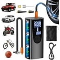 thumbnail image 1 of XJ-HOME Portable Electric Air Compressor 6000 mAh S9 Battery Operated Air Pump 0.1-10.3bar/3-150PSI 4 Modes Charging Mode Type-C Digital Display LED Light, 1 of 9