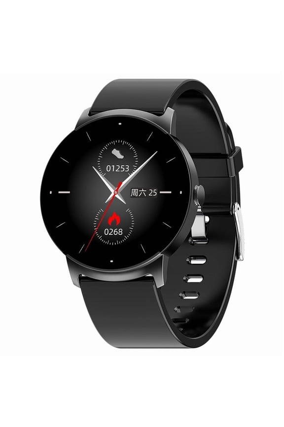 KS02 smart watch, Bluetooth GPS men and women's sports waterproof mode, .1.32-inch fitness exercise tracker, call/smart reminder