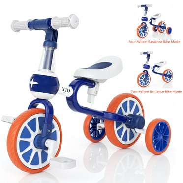XJD 3-in-1 Toddler Tricycle for 1-5 Years Old Boys Girls Toddler Bike Kids Trikes for Balance Training Baby Bike Infant Trike