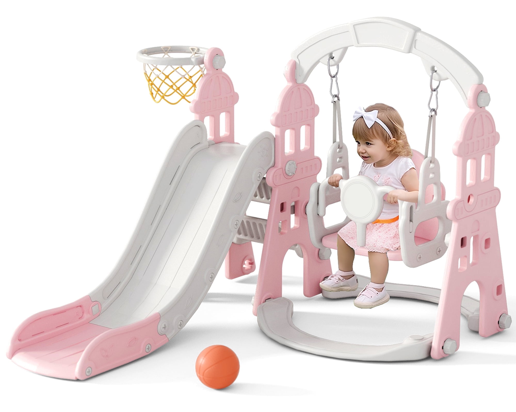 XJD 4-in-1 Kids Slide & Swing Set - Perfect for Toddlers