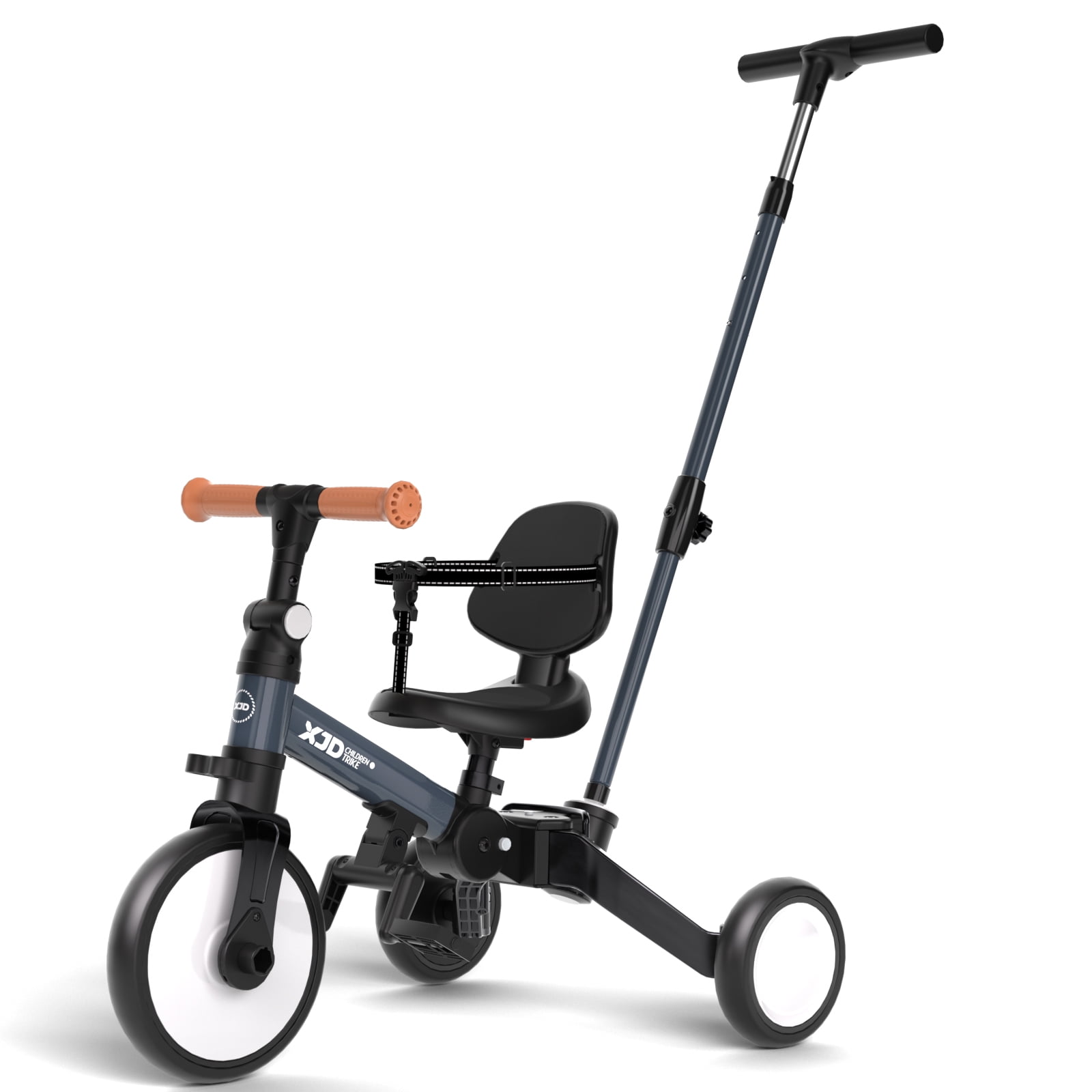 Free Shipping Little Tikes 4 in 1 Sports Trike in Blue and White Convertible Tricycle for Toddlers with 4 Stages of Growth and Shade Canopy For Kids Boys Girls Ages 9 Months to