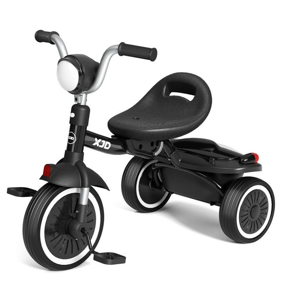 XJD 5-in-1 Toddler Bike for 1-4 Years Old Boys Girls Tricycles for Toddlers Kids Trikes for Balance Training Baby Bike Infant Trike