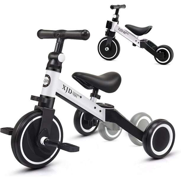 XJD 5 in 1 Toddler Tricycle for 13 Years Old Boys Girls, Kids Trike