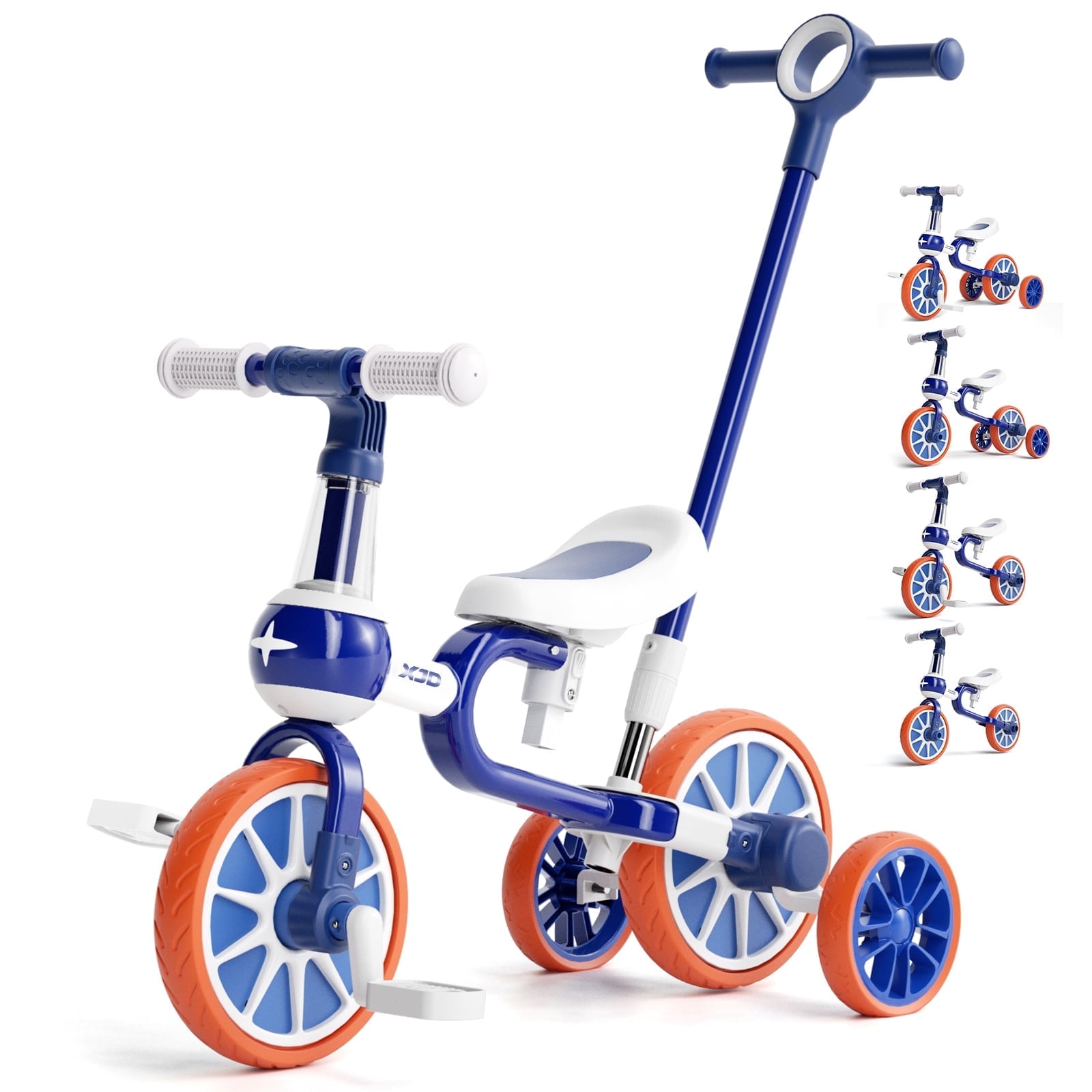 XJD 7-in-1 Toddler Bike with Push Handle for 1 Year to 4 XJD 7-in-1 Toddler Bike with Push Handle for 1 Year to 4