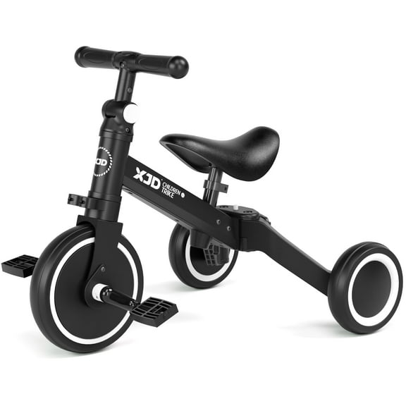 XJD 5 in 1 Toddler Bike for 1-4 Years Old Boy Girl Tricycles for Toddlers Kids Trikes for Balance Training Baby Bike Infant Trike