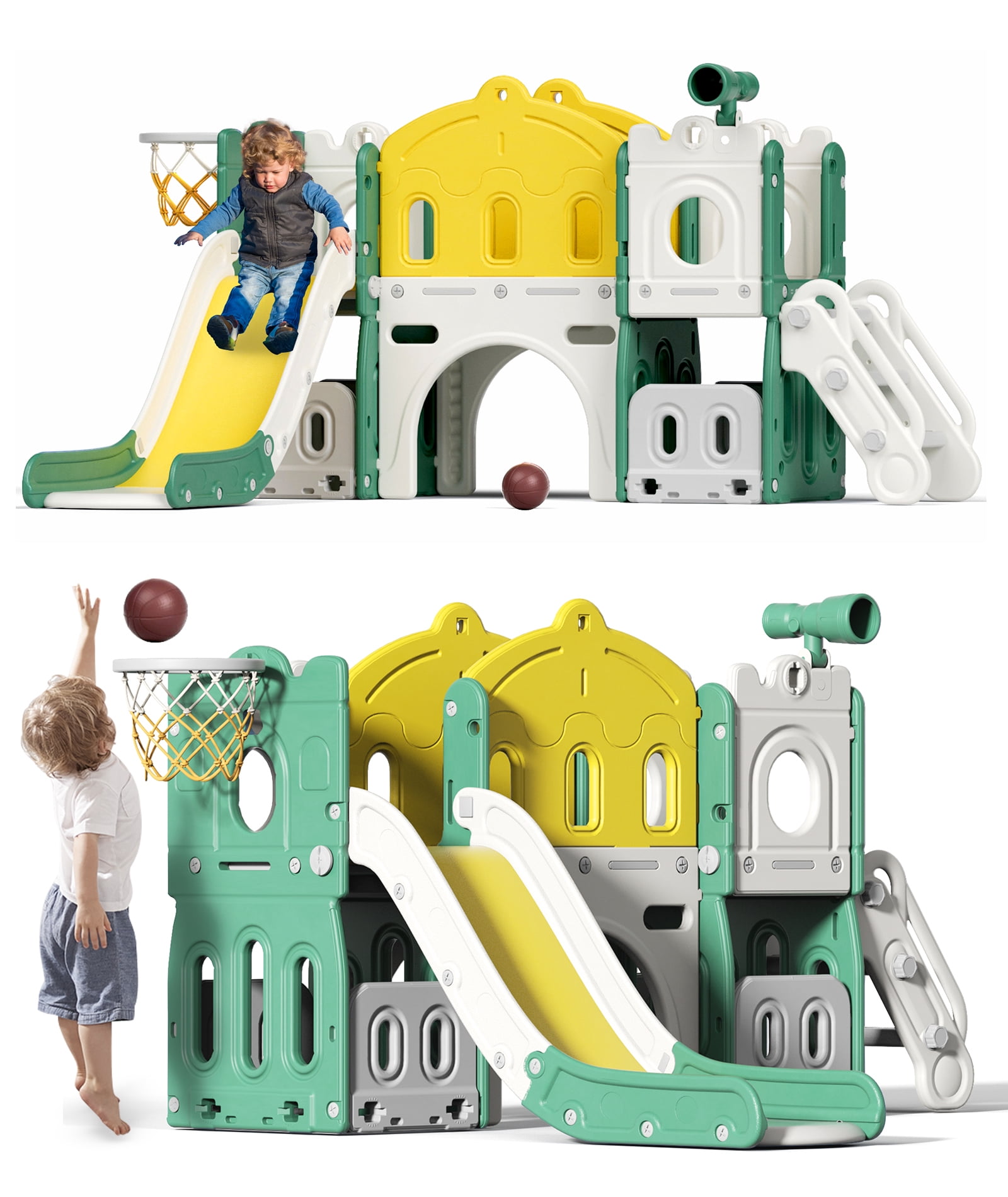 XJD-8-1-Toddler-Slide-Climber-