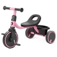 thumbnail image 1 of XJD 5-in-1 Toddler Bike for 1-4 Years Old Boys Girls Tricycles for Toddlers Kids Trikes for Balance Training Baby Bike Infant Trike,Pink, 1 of 12
