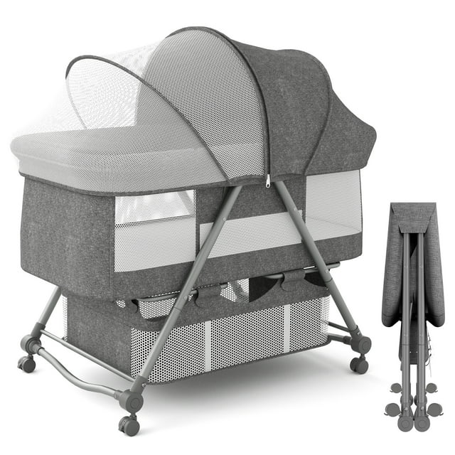 XJD Baby Portable Folding Rocking for Baby 2in1