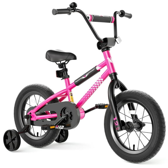 XJD BMX Style Kids Bike for 2-8 Years Old Boys Girls Toddlers 12 14 16 Inches Bicycle with Training Wheels Coaster Brake