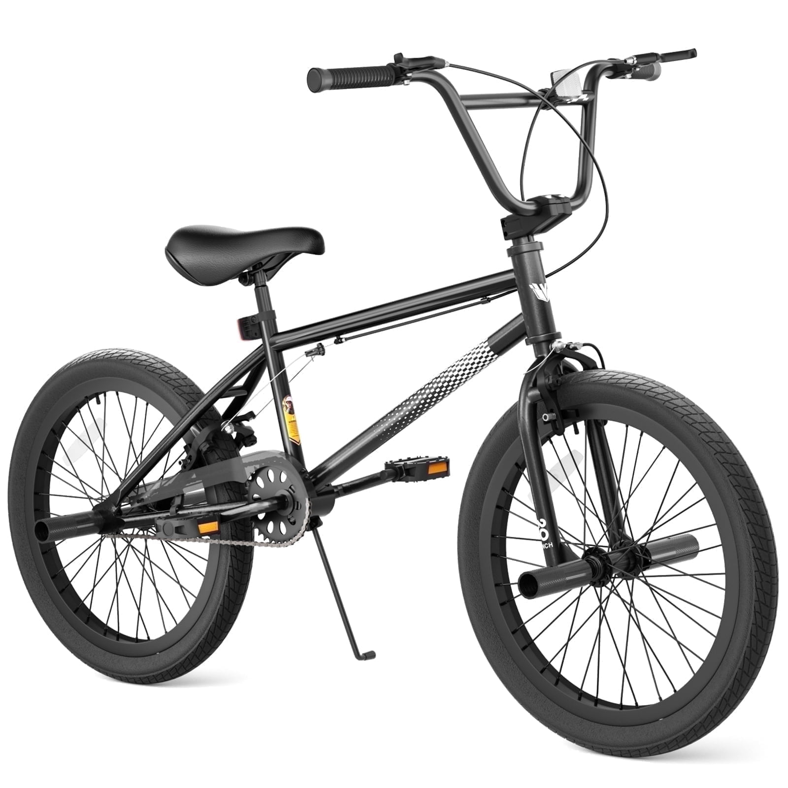 XJD, BMX Bike Freestyle Cycling Trick Bicycle, 20 inch, Black