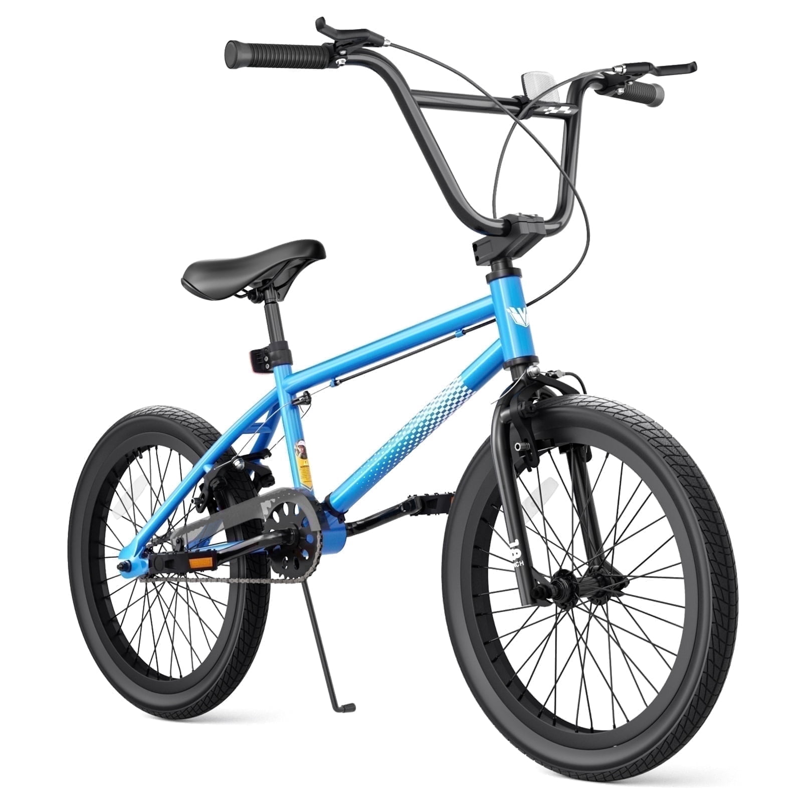 子供用自転車 18インチ BMXスタイル 青 XJD Freestyle BMX Bike for Teen Beginner 8-12 Years Old Kids, 18