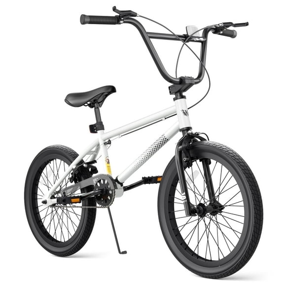 XJD Freestyle BMX Bike for Teen Beginner 8-12 Years Old Kids, 18 Inch Kids Bike with Hi-Ten Steel Frame, U-brake and Hand-brake levers