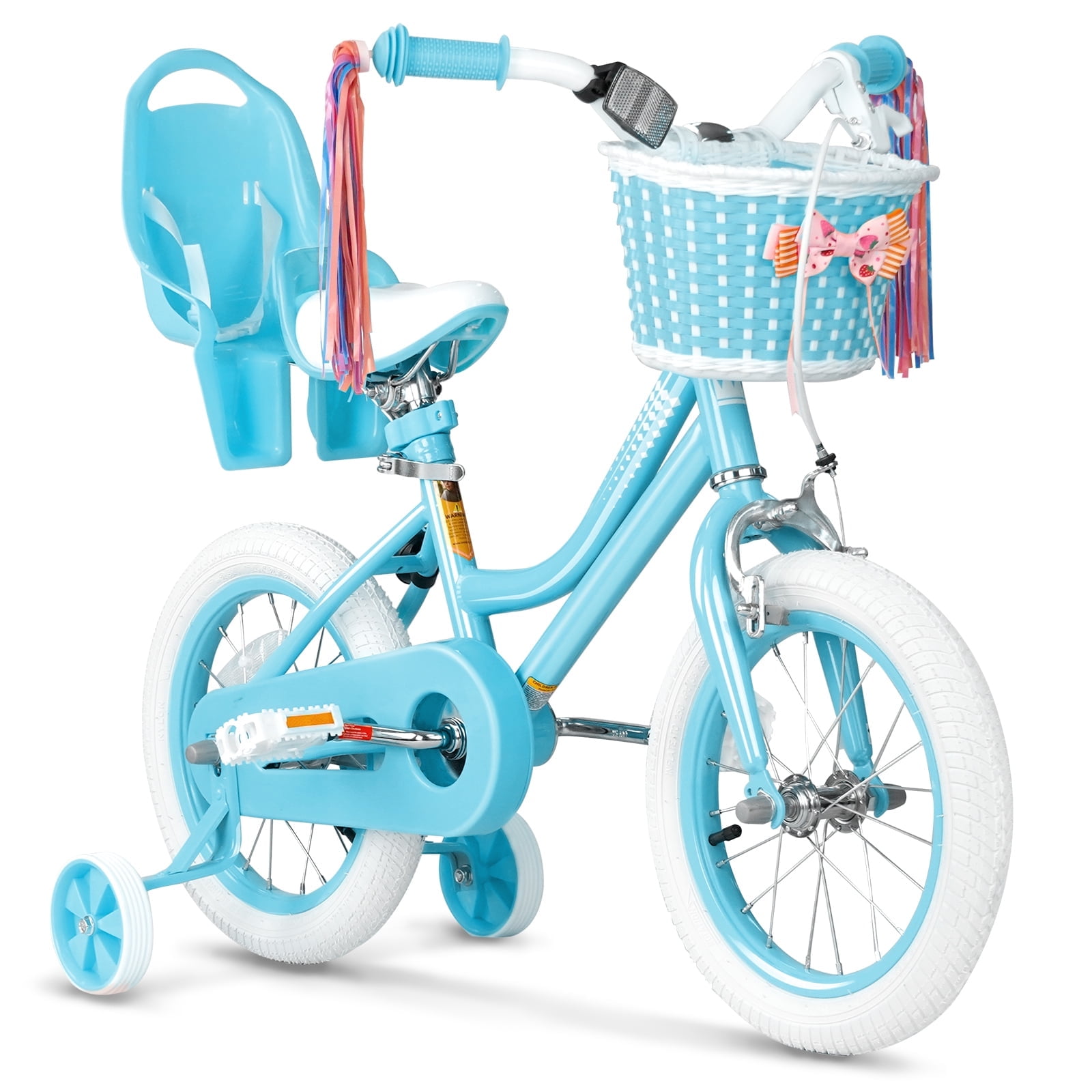 Bike Seat For Kids Petimini Girls Bike With Basket For 2-12 Years