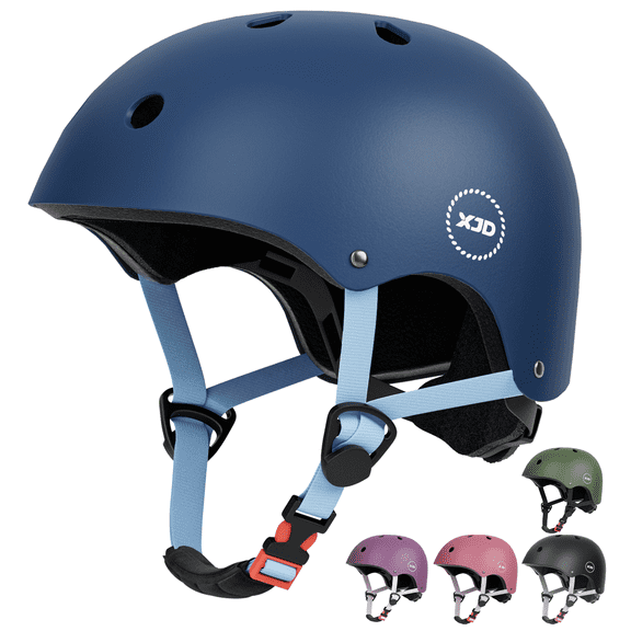 XJD Kids Bike Helmet Toddler Helmet Ages 3-12 Boys Girls Childrens Helmet,Multi-color Adjustable Lightweight Multi-Sport Helmet