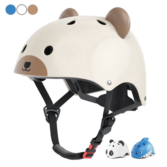 XJD Little Bear Toddler Bike Helmet Age 1-5 - Lightweight Kids Bicycle Helmet for Boys Girls, Multi-Sport Protection for Scooter Cycling Skating