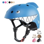 XJD Shark Toddler Bike Helmet for Boys Age 1-5 - Lightweight Kids Bicycle Helmet, Multi-Sport Safety Gear for Cycling Scooter Skating