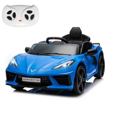 Chevrolet Corvette C8 Kids Ride-On, 12V, Remote Control, Bluetooth, LED ...