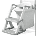 XJD Potty Training Toilet Seat for Toddlers,kids Folding Potty Seat with Ladders Steps Stools