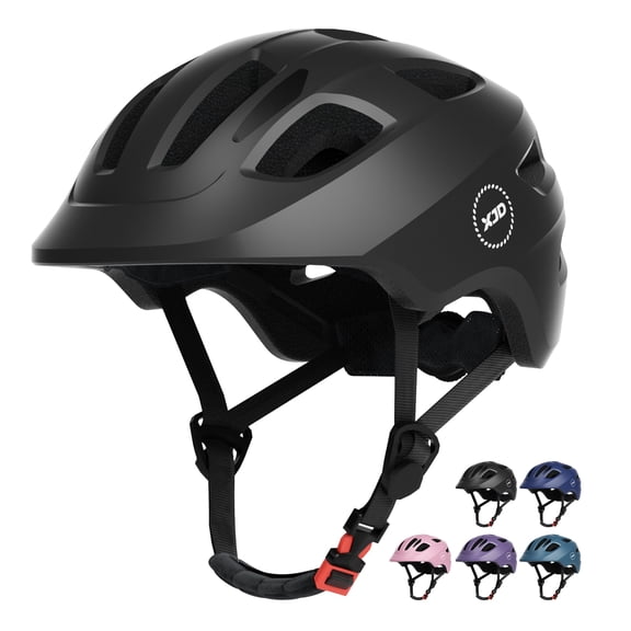 XJD Kids Bike Helmet Toddler Helmet Age 1-8 years old, Adjustable Skateboard Helmet for Boys Girls Lightweight Kids Helmet, Black XS