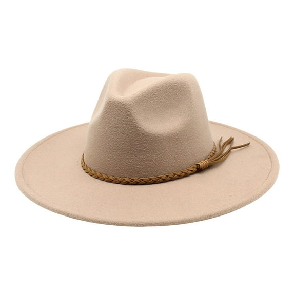 XJDJHC Cowboy Hat For Women Outdoor Leisure Large Brim Design Stylish Sun Hat Every Season Classic