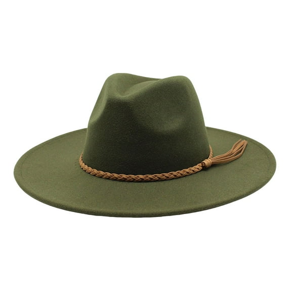 XJDJHC Cowboy Hat For Women Outdoor Leisure Large Brim Design Stylish Sun Hat Every Season Summer Vacation