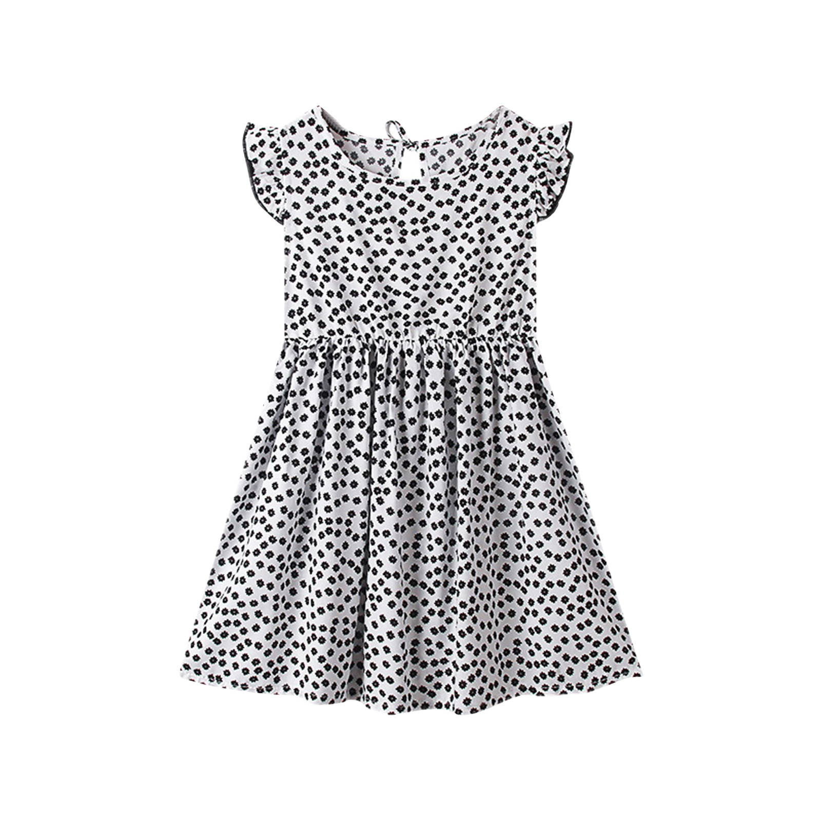 XJDJHC Toddler Girls Lace Dress Kids Crew Neck Summer Sleeveless ...