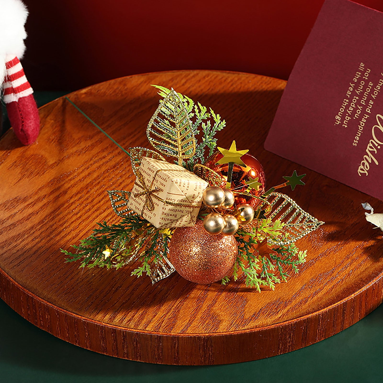 YongFoto 3x2m Photography Backdrop Christmas Tree Fireplace Stocking Sofa Gifts Bear Lantern Carpet Interior Photo Background Backdrops Photography Video Party Kids Wedding Portrait Photo Studio Props - View #5