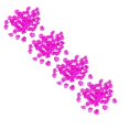 thumbnail image 1 of XJGHHSY 200 Pcs Acrylic Ice Rocks Crystals Gems,Bulk Fake Crystals,Plastic Diamonds for Vase Filler Wedding Decoration Table Scatter Party Arts Crafts Display,Rose Red, 1 of 6