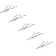 thumbnail image 1 of XJGHHSY 5 Pcs Artificial White Plum Blossom Faux Flowers Silk Simulation Flowers Bouquet for Home Kitchen office DIY Hotel Vase Centerpieces Decoration,White, 1 of 8