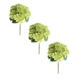 thumbnail image 1 of XJGHHSY Hydrangea Artificial Flowers,3 Pcs 16" Real Touch Lifelike Silk Artificial Hydrangeas, Full Fake Flowers for Bouquet Table Centerpieces Spring Wedding Indoor Home,Green, 1 of 5