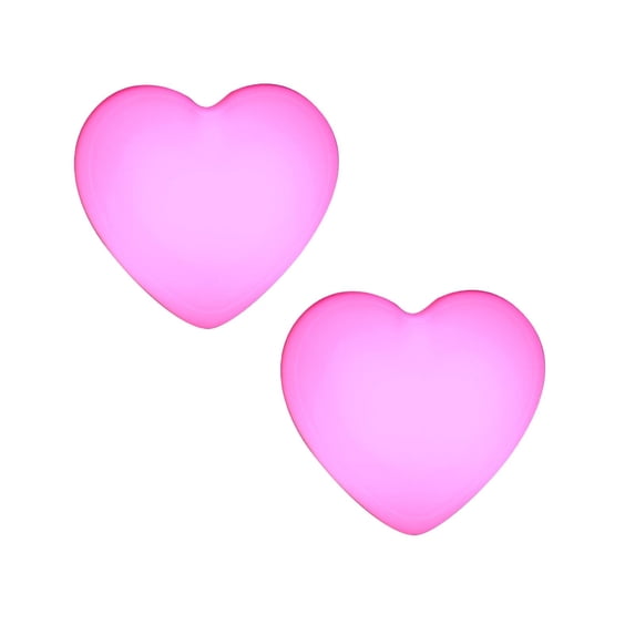 XJGHHSY Night Lights Plug into Wall,2 Pcs Valentine Heart LED Night Light, Cute Nightlight with Auto Dusk to Dawn Sensor, LED Nightlight with Soft Warm Light for Bedroom, Bathroom, Hallway,Pink