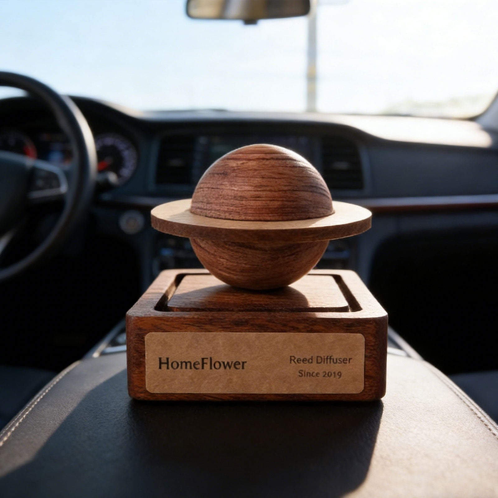 XJGHHSY Planet Wooden Essential Oil Diffuser - Walnut Aroma therapy for ...