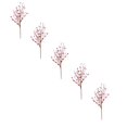 thumbnail image 1 of XJGHHSY Valentines Day Decorations Floral Picks Stems - 5 Pcs,18 inch Artificial Red Berry Heart Shaped Branches Gift for Wedding Home Vase Decor,Pink, 1 of 7