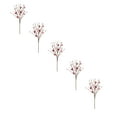 thumbnail image 1 of XJGHHSY Valentines Day Decorations Floral Picks Stems - 5 Pcs,18 inch Artificial Red Berry Heart Shaped Branches Gift for Wedding Home Vase Decor,White Ping Red hreat, 1 of 7