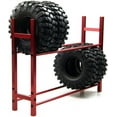 thumbnail image 1 of XJJ RC Car Tire Rack/Wheel Rack for 1/10 Wheel Rims Tire SCX10 D90 CC01 TRX4 (Red), 1 of 8