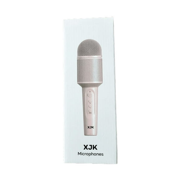 XJK Microphones, Wireless Microphones, Karaoke Dynamic Microphone for Speakers with Rechargeable Receiver(Work 6hs), for Singing, Party, Wedding, DJ, Speech
