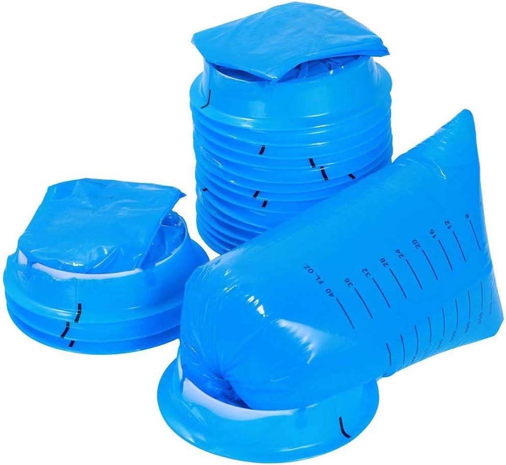 XJU10 Pack Emesis Bags, Portable Barf Bags, Hospital Grade Nausea Bags