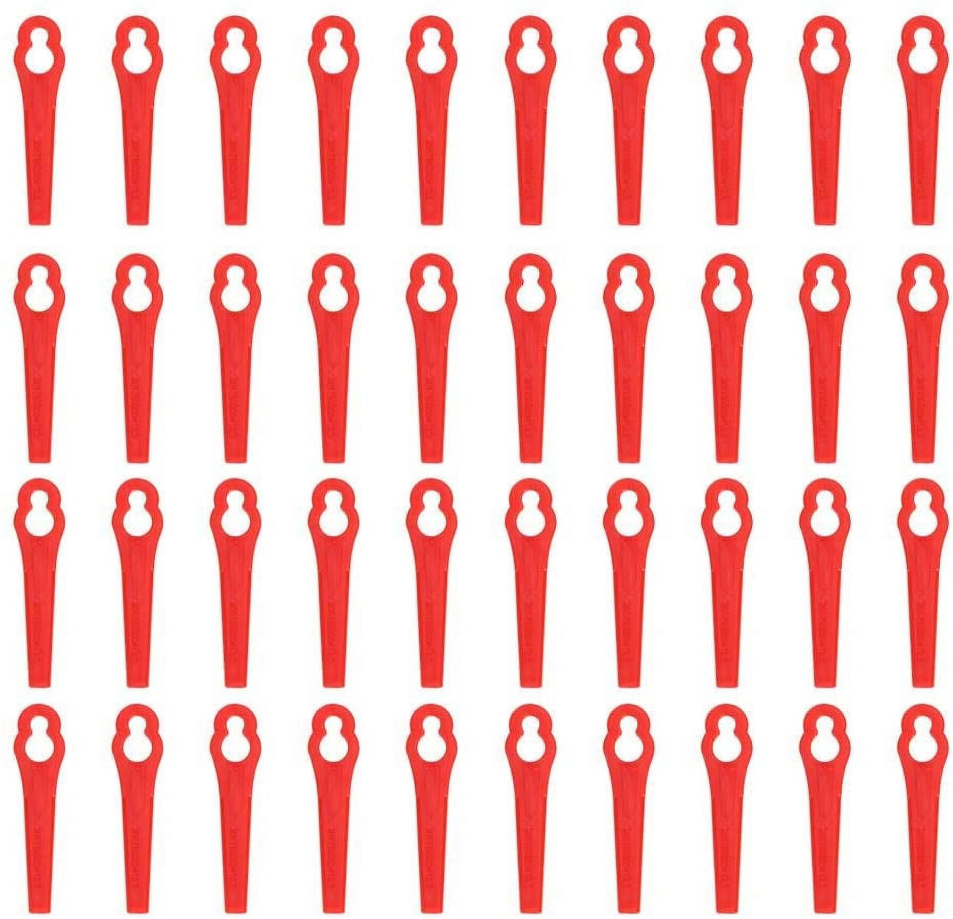 XJU40pcs Plastic Blade Set Replacement Blade for Cordless Grass