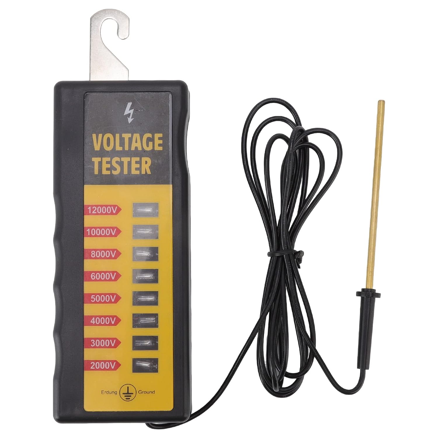 XJUElectric Fence Voltage Tester, 2000‑12000V Measurement Range