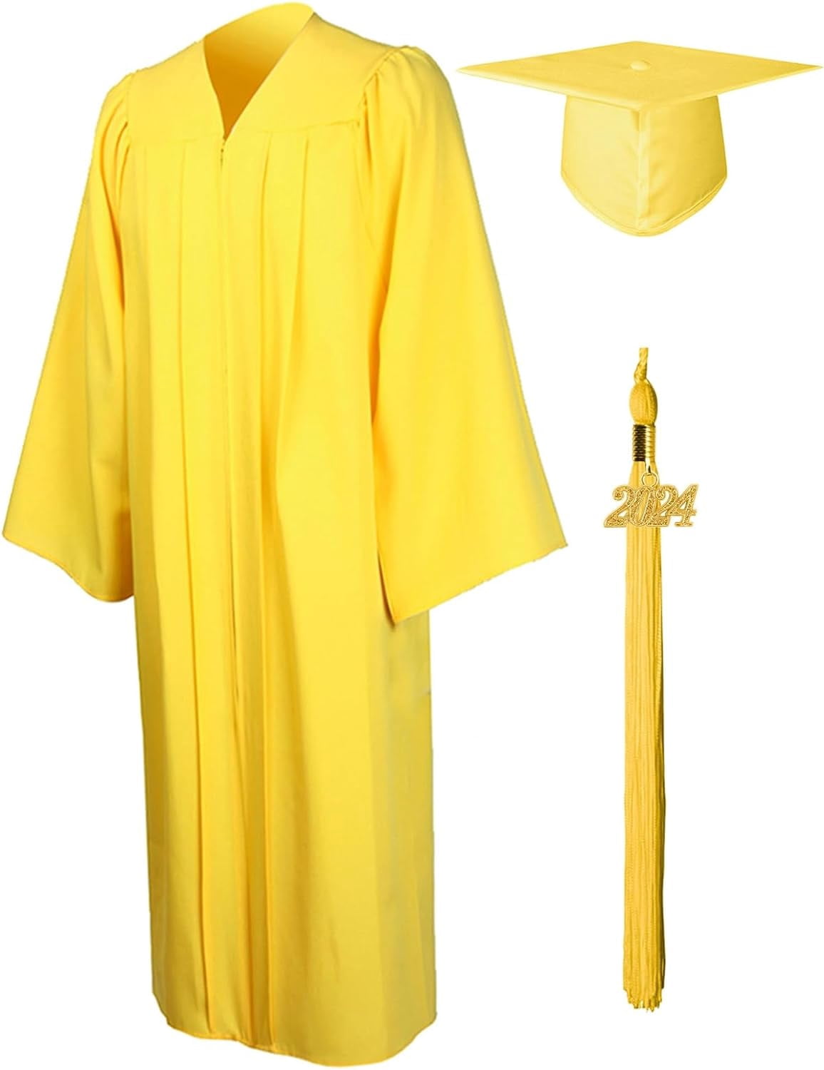 Grad Dress 2025 Graduation Cap Tassel GraduationMall 2025 Matte Gown ...