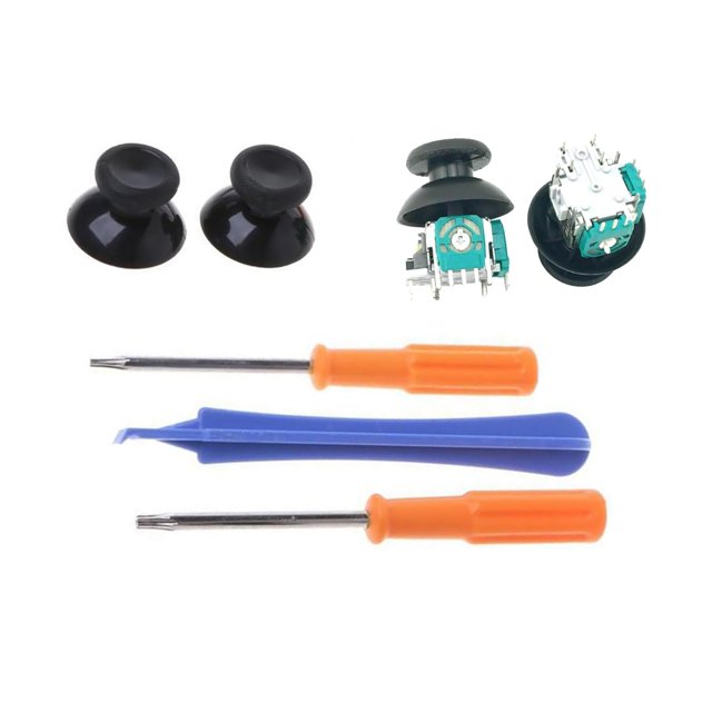 XJUMetal + Plastics Replacement Gamepad Joysticks Parts Joystick