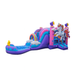 thumbnail image 1 of XJUMP Unicorn Inflatable Water Slide Bounce House Combo (with Blower and Pool), 1 of 12