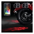 thumbnail image 1 of XK Glow Curb FX Bluetooth XKchrome App Waterproof LED Projector Welcome Light Flame Style 2pc, 1 of 5